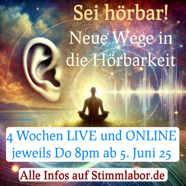 Flyer zum Kurs für Hörbarkeit