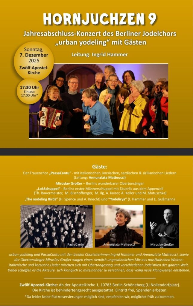 Jodel-Oberton-Konzert