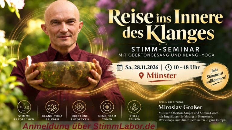 Stimmseminar in Münster am 28.11.26